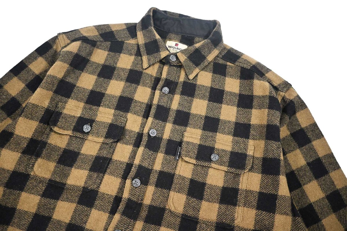 画像2: Used Woolrich Wool Shirt (2)