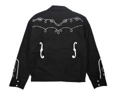 画像2: Rockmount Ranch Wear Vintage Western Bolero Jacket with Musical Notes Embroidery (2)