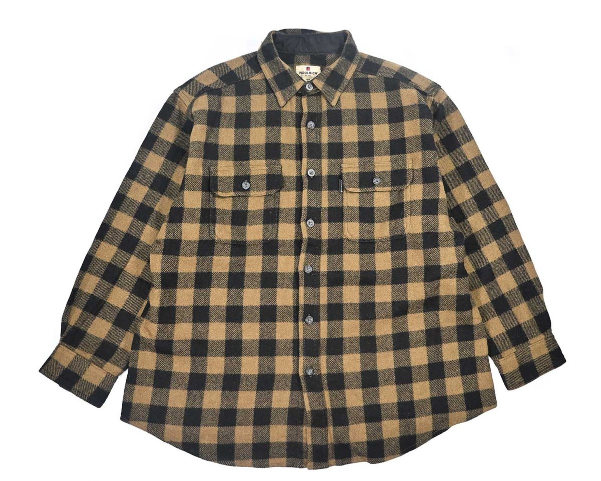 画像1: Used Woolrich Wool Shirt (1)