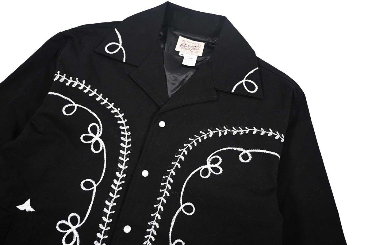 画像3: Rockmount Ranch Wear Vintage Western Bolero Jacket with White Rope Embroidery (3)