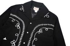 画像3: Rockmount Ranch Wear Vintage Western Bolero Jacket with White Rope Embroidery (3)