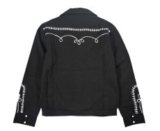 画像2: Rockmount Ranch Wear Vintage Western Bolero Jacket with White Rope Embroidery (2)