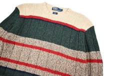 画像2: Used Polo Ralph Lauren Cotton/Wool Knit Sweater ラルフローレン (2)