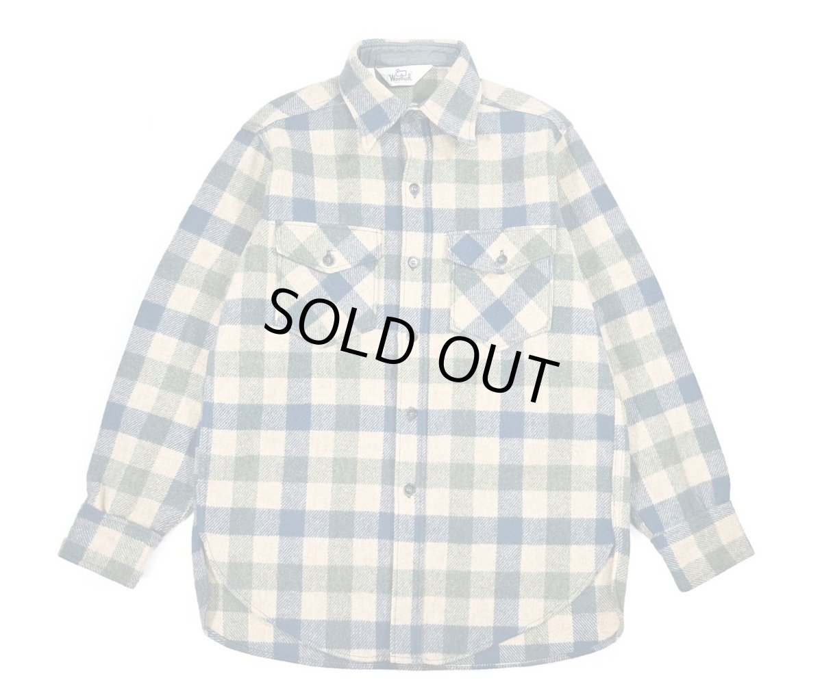 画像1: Used Woolrich Wool Shirt (1)