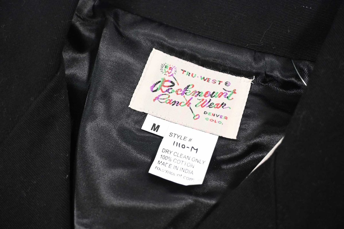 画像5: Rockmount Ranch Wear Vintage Western Bolero Jacket with White Rope Embroidery (5)