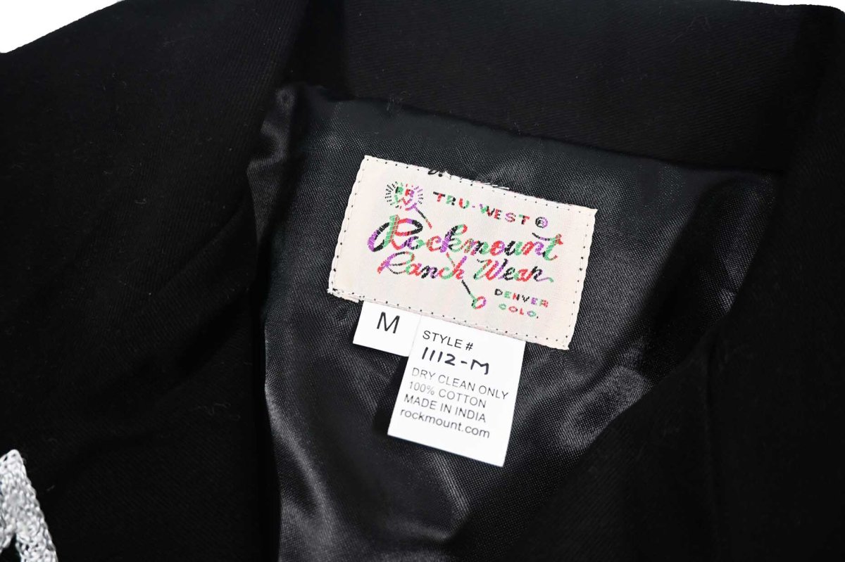 画像5: Rockmount Ranch Wear Vintage Western Bolero Jacket with Musical Notes Embroidery (5)