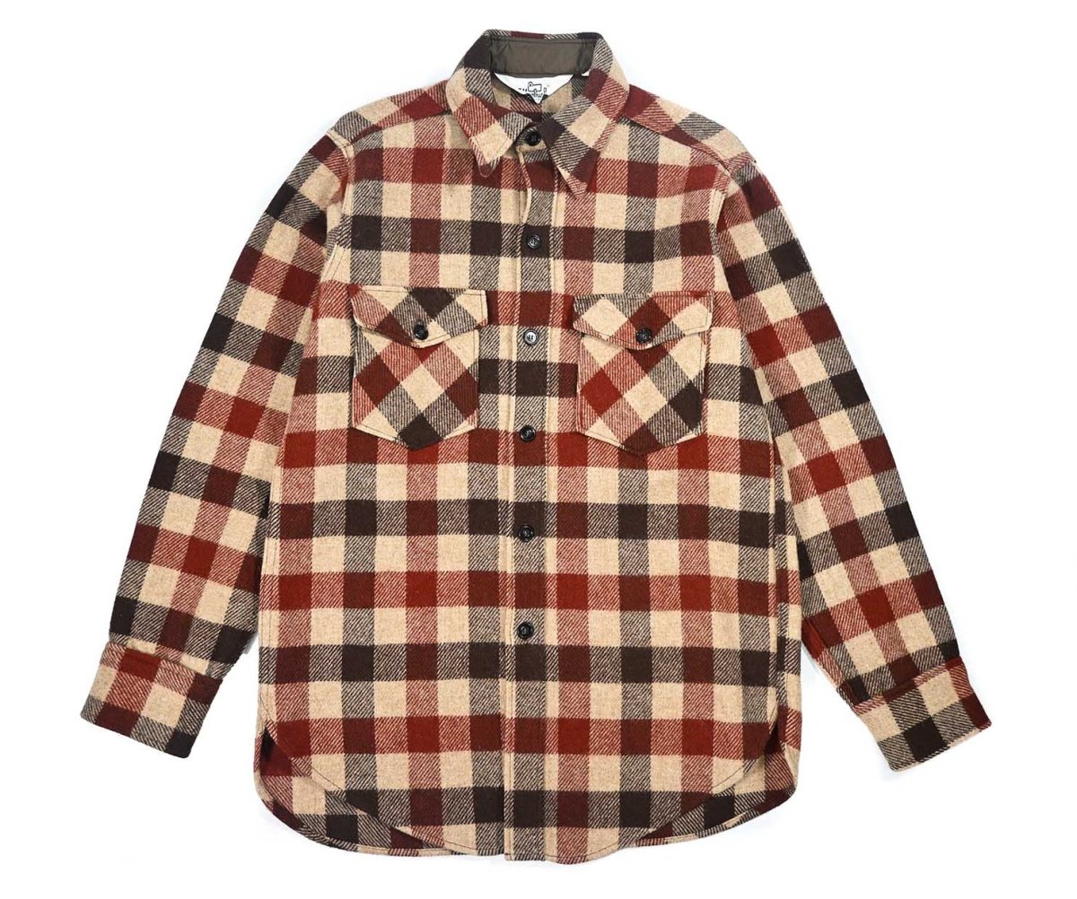画像1: Used Woolrich Wool Shirt (1)