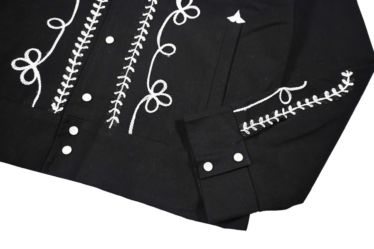 画像4: Rockmount Ranch Wear Vintage Western Bolero Jacket with White Rope Embroidery (4)