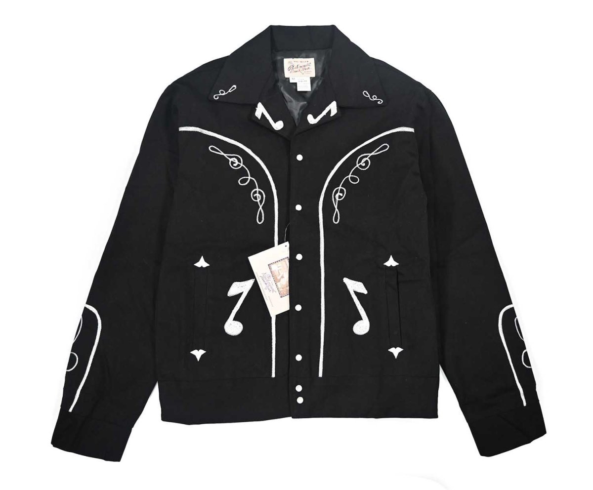 画像1: Rockmount Ranch Wear Vintage Western Bolero Jacket with Musical Notes Embroidery (1)