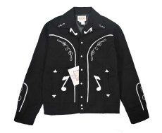 画像1: Rockmount Ranch Wear Vintage Western Bolero Jacket with Musical Notes Embroidery (1)