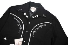 画像3: Rockmount Ranch Wear Vintage Western Bolero Jacket with Musical Notes Embroidery (3)