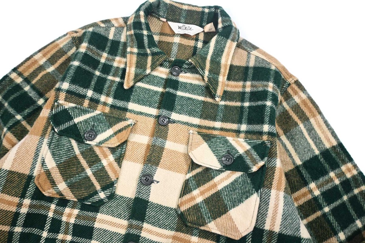 画像2: Used Woolrich Wool Shirt Jacket (2)