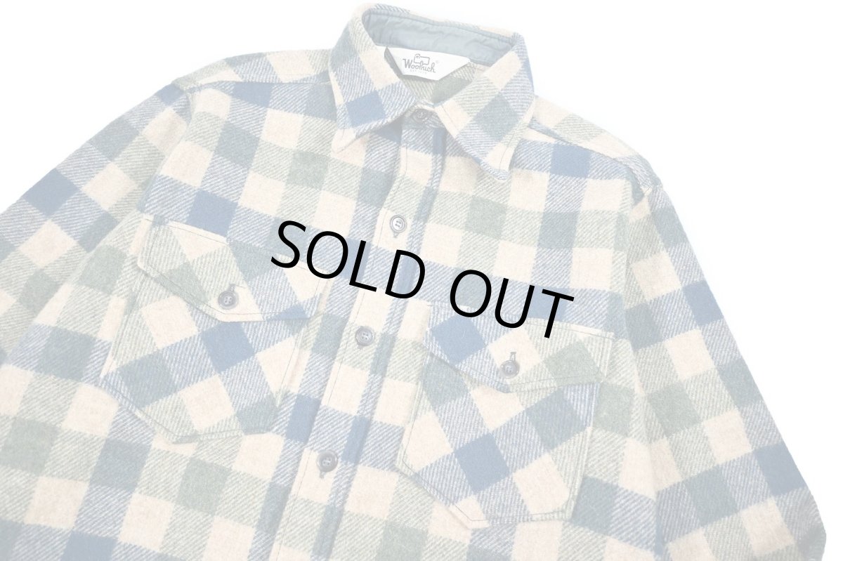 画像2: Used Woolrich Wool Shirt (2)