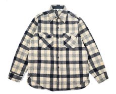 画像1: Used Woolrich Wool Shirt made in USA (1)