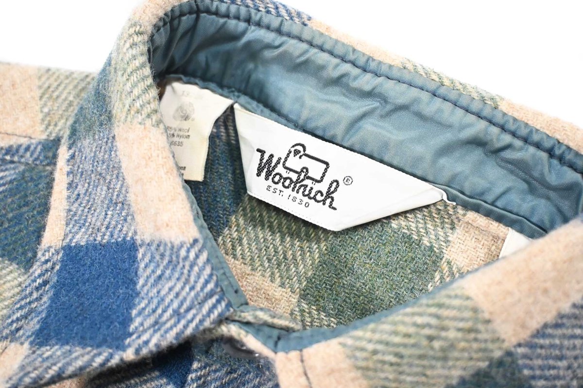 画像4: Used Woolrich Wool Shirt (4)
