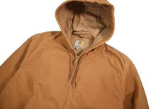 画像3: Used Carhartt Duck Thermal Lined Active Jacket Brown made in USA (3)