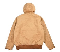 画像2: Used Carhartt Duck Insulated Active Jacket Brown (2)