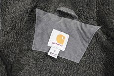 画像6: Used Carhartt Washed Duck Sherpa Lined Jacket Gravel (6)