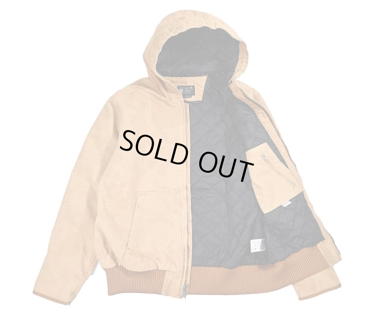 画像5: Used Carhartt Duck Insulated Active Jacket Brown (5)
