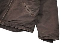 画像4: Used Carhartt Sherpa Lined Sierra Jacket Dark Brown (4)