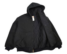 画像5: Used Carhartt Duck Insulated Active Jacket Black made in USA (5)