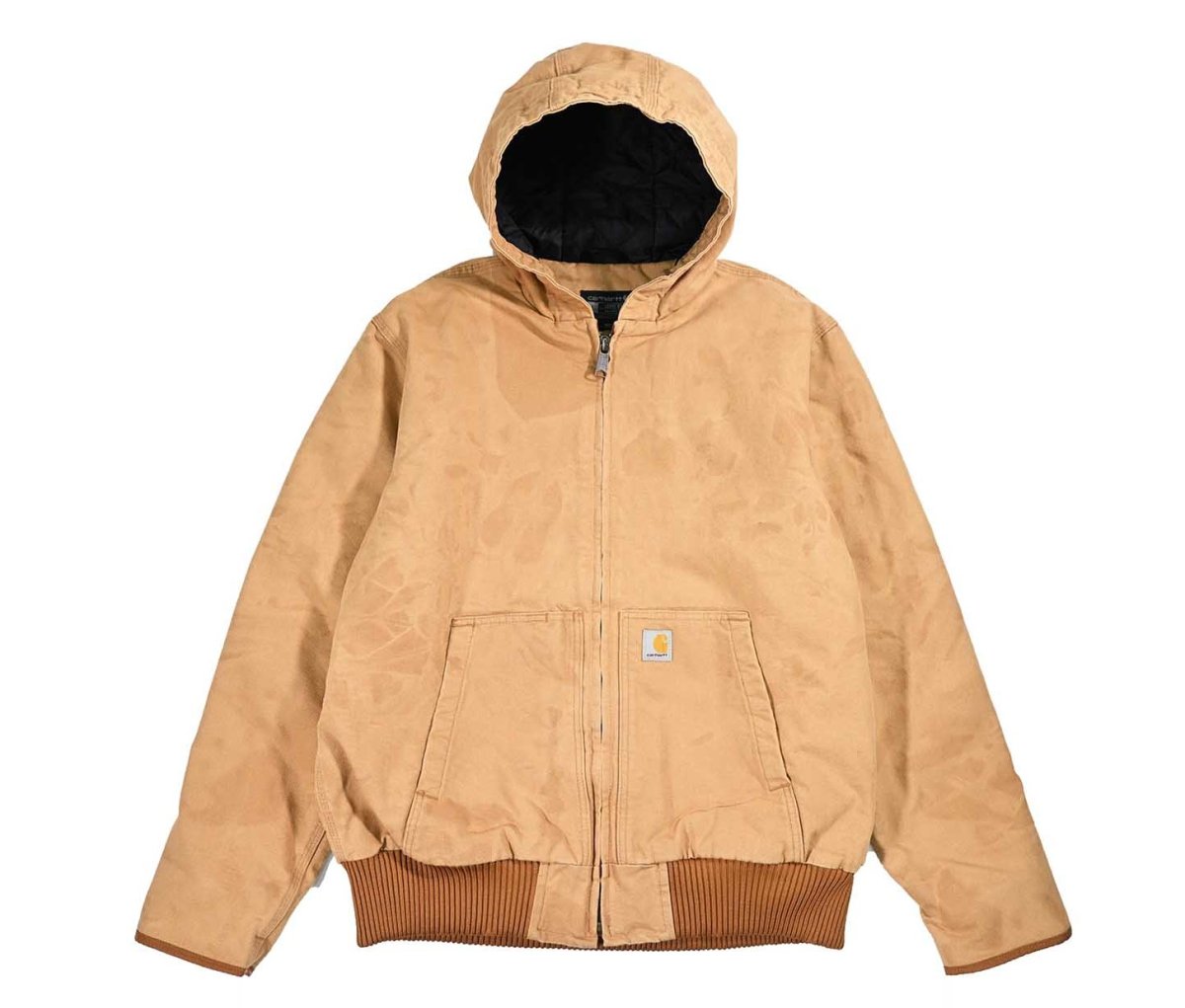 画像1: Used Carhartt Duck Insulated Active Jacket Brown (1)