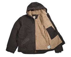 画像5: Used Carhartt Sherpa Lined Sierra Jacket Dark Brown (5)