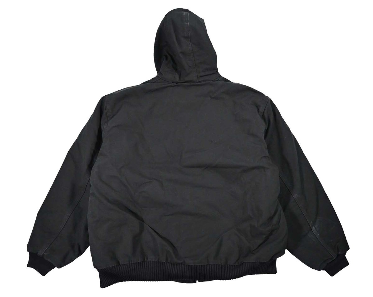 画像2: Used Carhartt Duck Insulated Active Jacket Black made in USA (2)