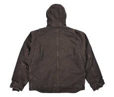 画像2: Used Carhartt Sherpa Lined Sierra Jacket Dark Brown (2)