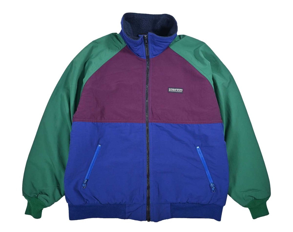 画像1: Used Lands' End Shelled Fleece Jacket (1)