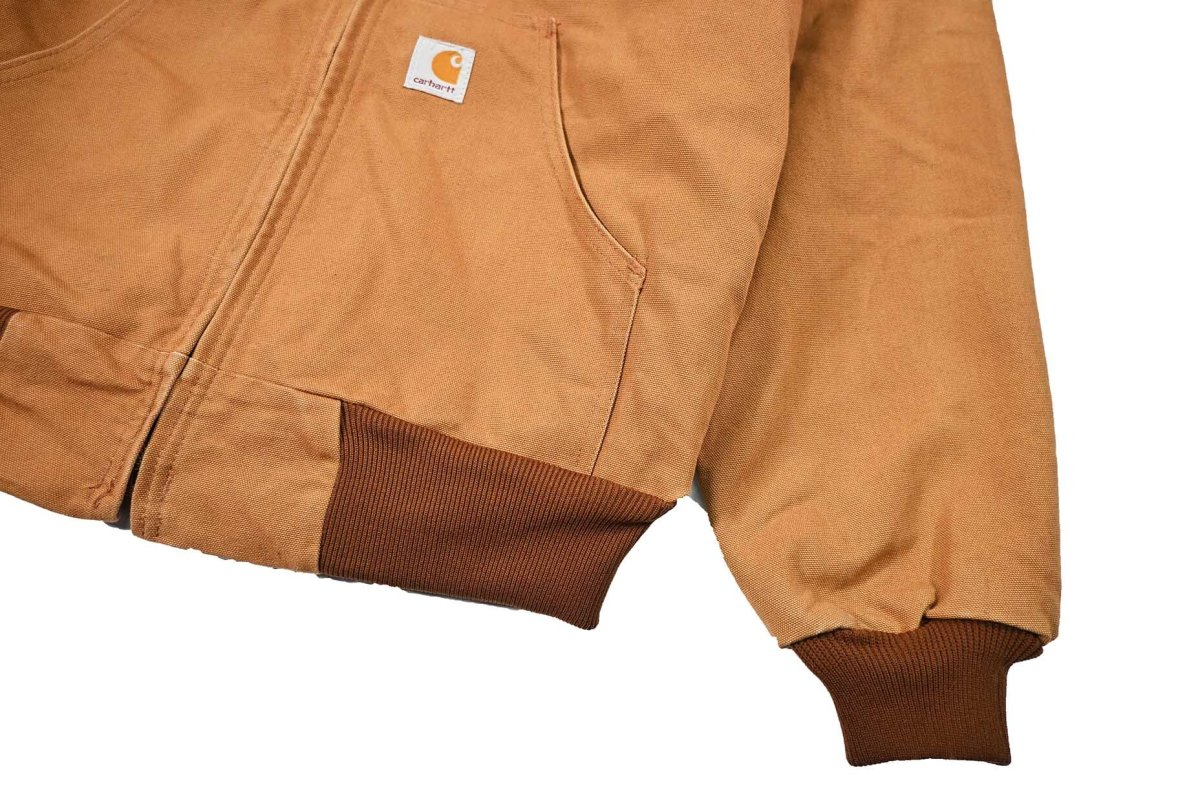 画像4: Used Carhartt Duck Thermal Lined Active Jacket Brown made in USA (4)