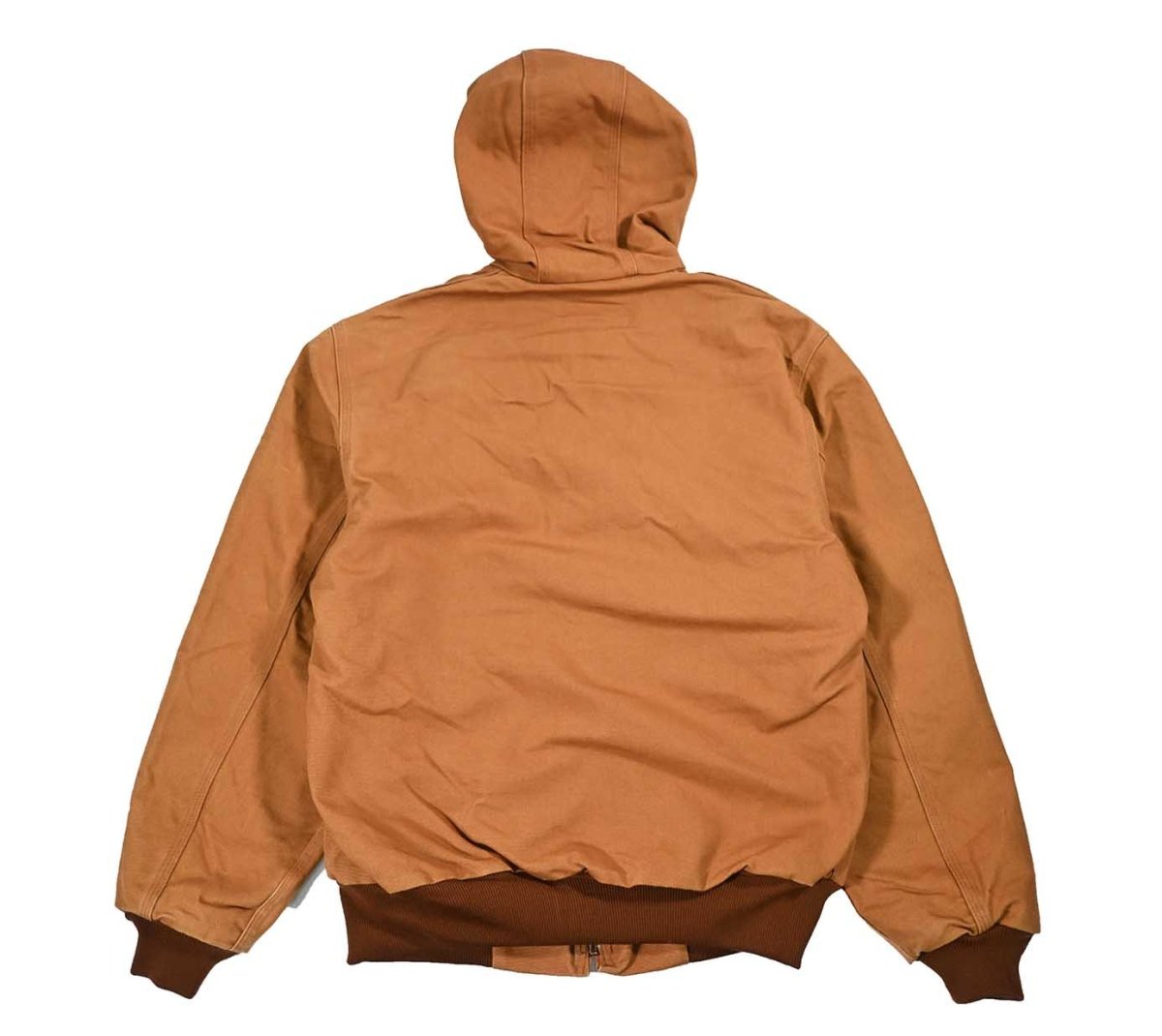 画像2: Used Carhartt Duck Thermal Lined Active Jacket Brown made in USA (2)