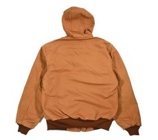 画像2: Used Carhartt Duck Thermal Lined Active Jacket Brown made in USA (2)
