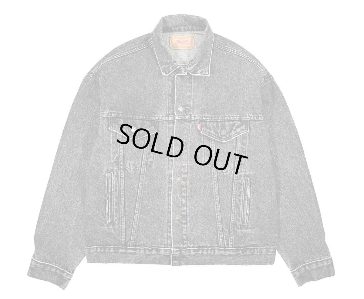 画像1: 80s Used Levi's 70507-4858 Denim Jacket Black made in USA (1)