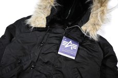 画像2: Deadstock Alpha N-2B Flight Jacket Black made in USA (2)