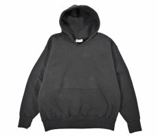 画像1: Deadstock Eagle USA Blank Sweat Hoodie Fade Black made in USA (1)