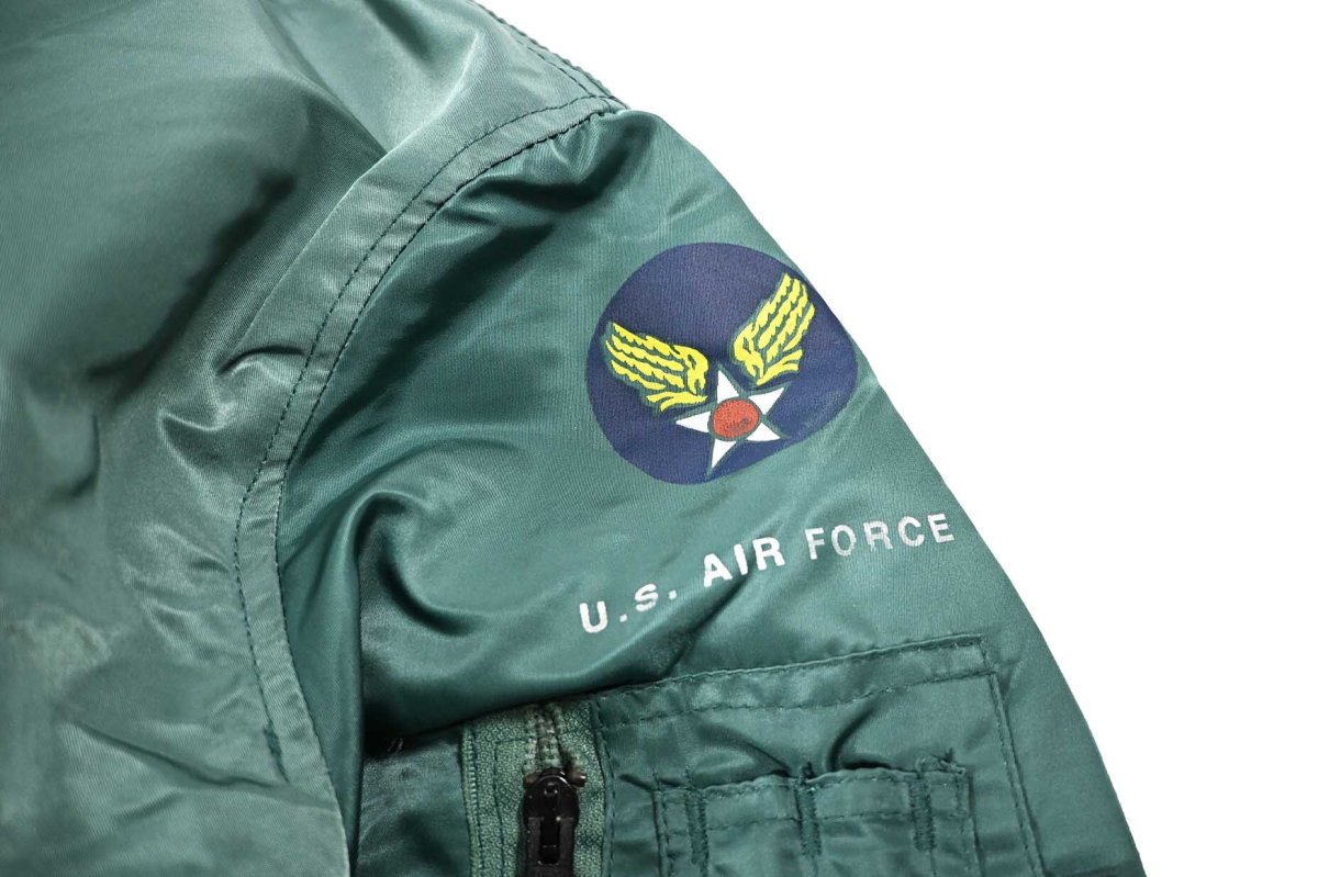 画像4: Deadstock Concord MA-1 Flight Jacket Olive made in USA (4)