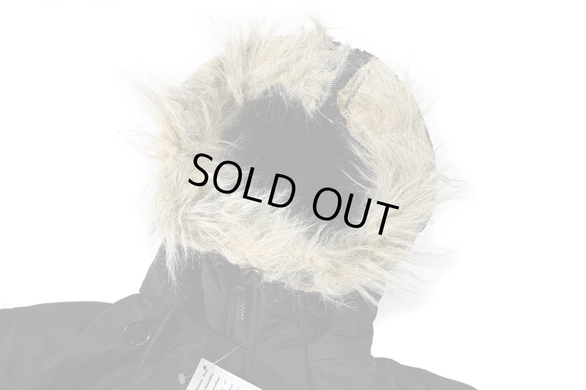 画像4: Deadstock Alpha N-2B Flight Jacket Black made in USA (4)