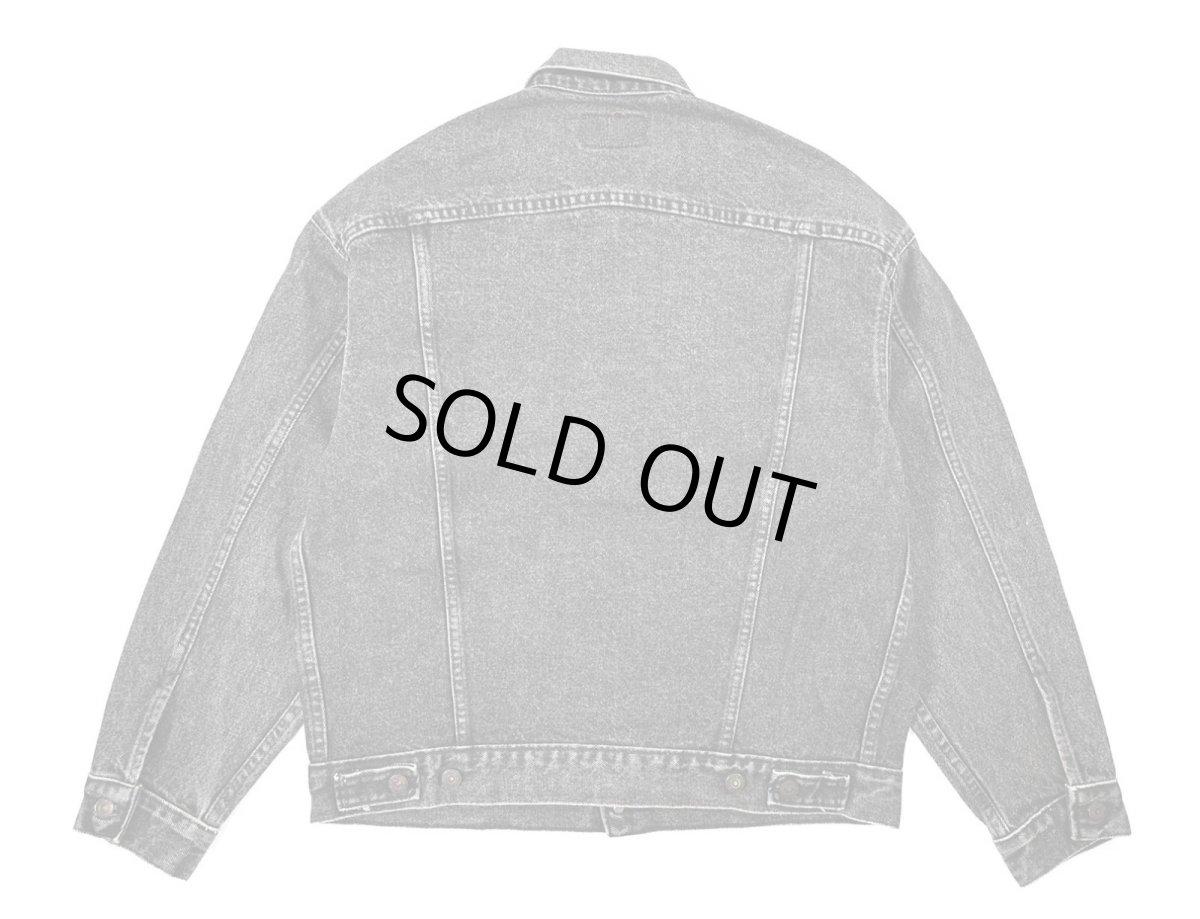 画像2: 80s Used Levi's 70507-4858 Denim Jacket Black made in USA (2)