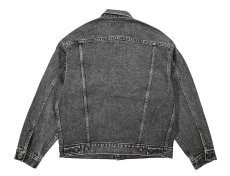 画像2: 80s Used Levi's 70507-4858 Denim Jacket Black made in USA (2)