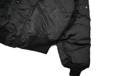 画像3: Deadstock Alpha N-2B Flight Jacket Black made in USA (3)