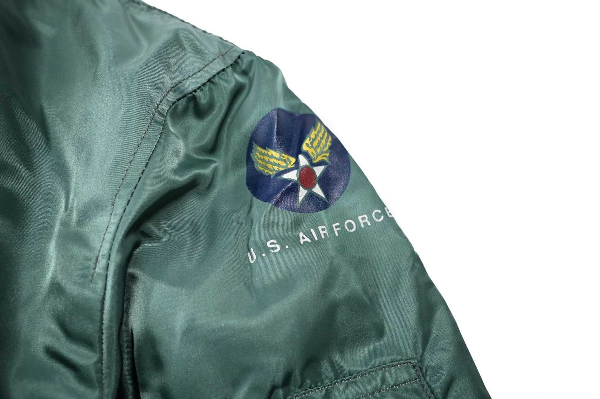 画像4: Deadstock Alpha MA-1 Flight Jacket Olive made in USA (4)