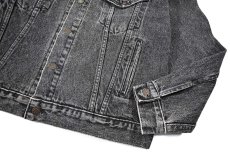 画像4: 80s Used Levi's 70507-4858 Denim Jacket Black made in USA (4)