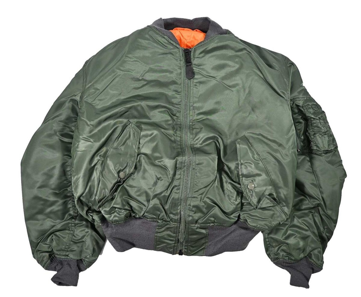 画像1: Deadstock GREENBRIER MA-1 Flight Jacket Olive made in USA (1)