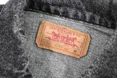 画像5: 80s Used Levi's 70507-4858 Denim Jacket Black made in USA (5)