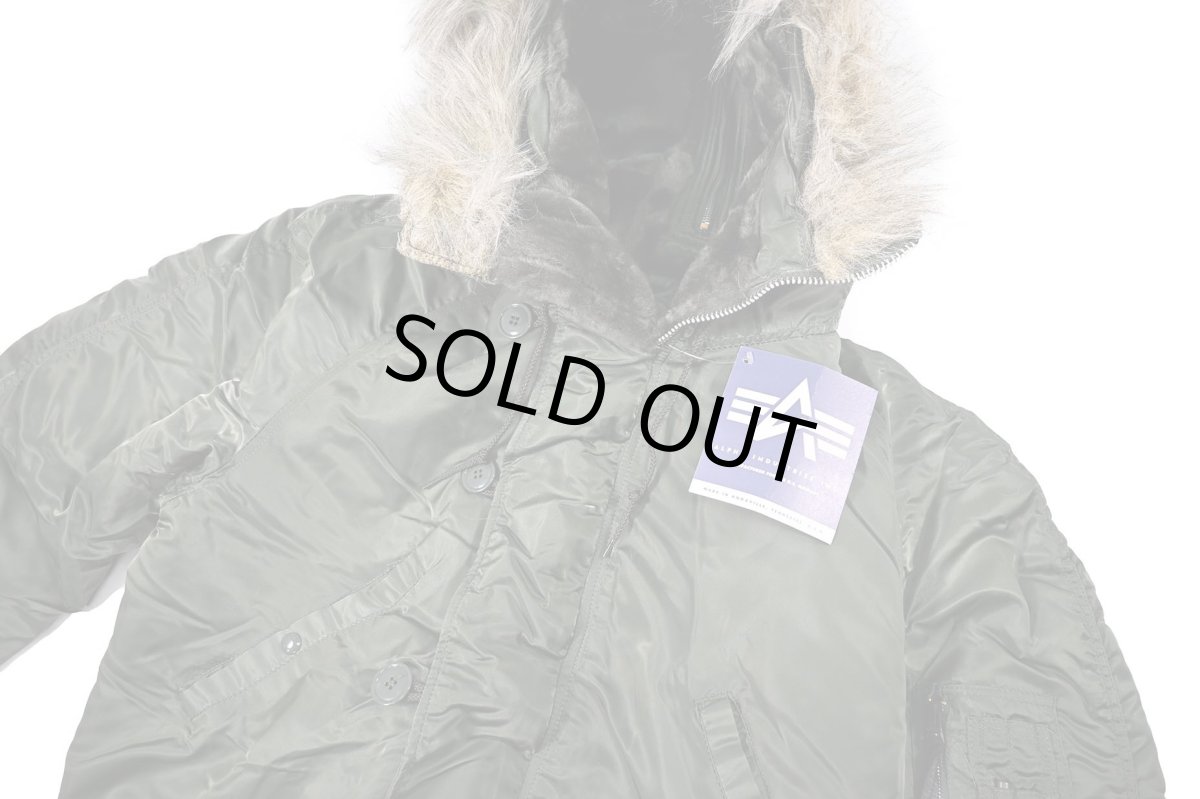 画像2: Deadstock Alpha N-2B Flight Jacket Olive made in USA (2)