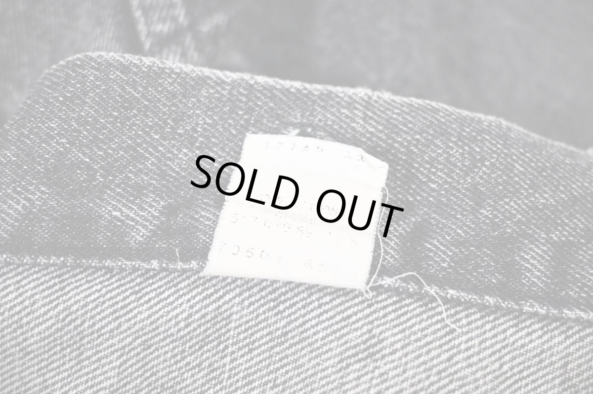 画像7: 80s Used Levi's 70507-4858 Denim Jacket Black made in USA (7)