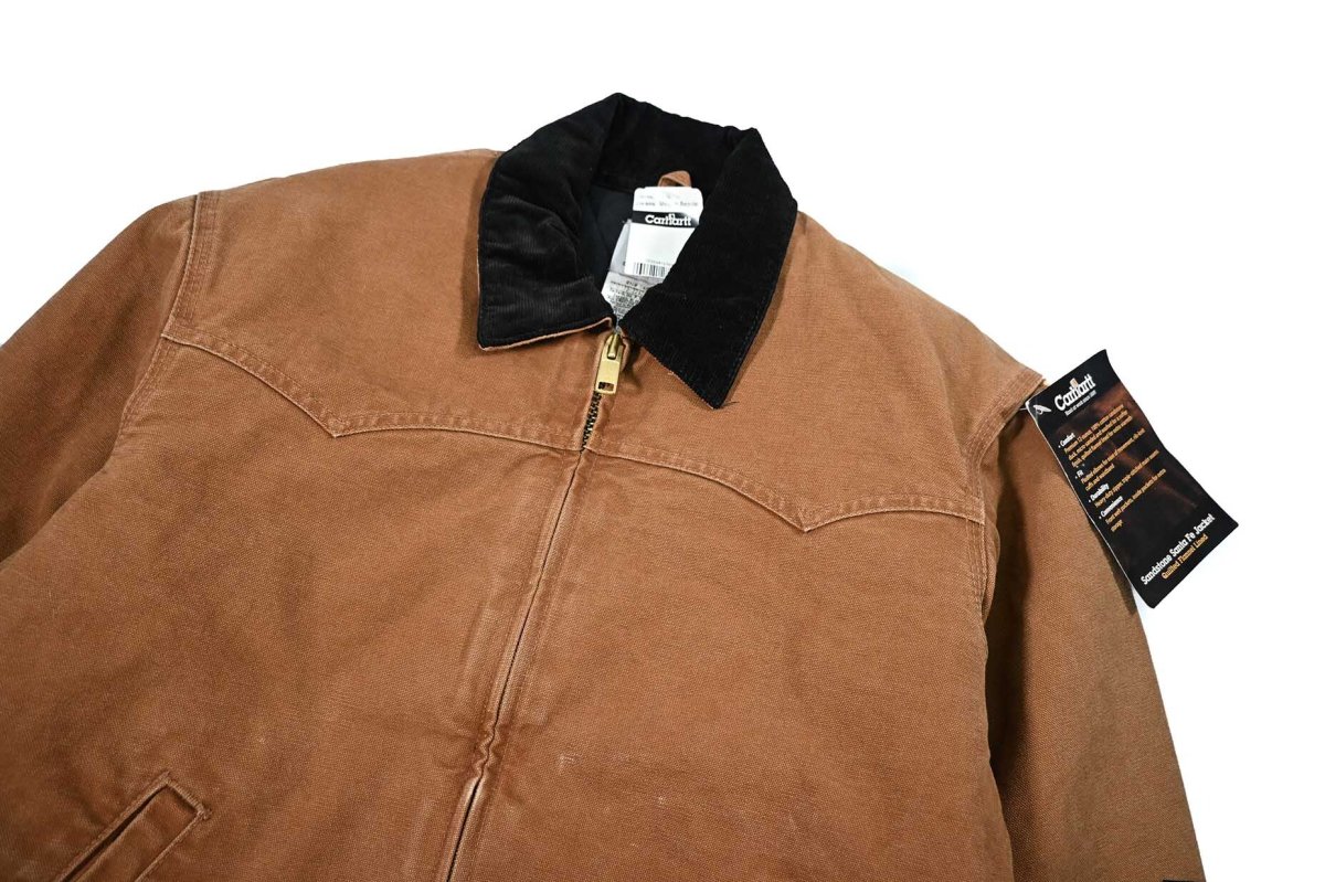 画像3: Deadstock Carhartt Santa Fe Jacket Brown (3)