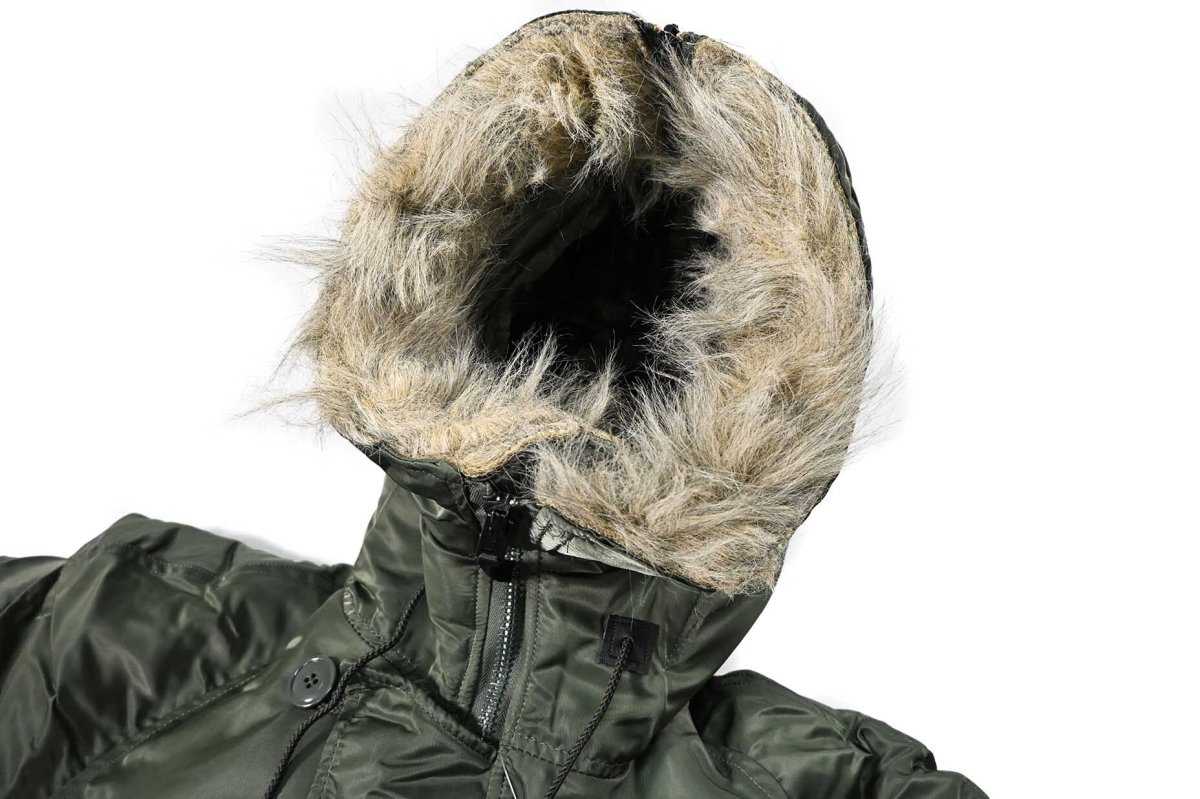 画像4: Deadstock Alpha N-2B Flight Jacket Olive made in USA (4)