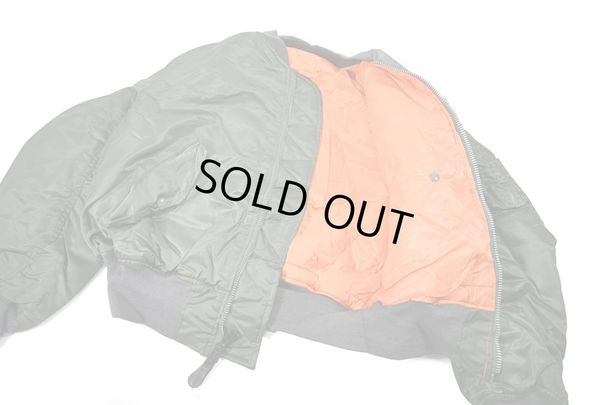 画像4: Deadstock GREENBRIER MA-1 Flight Jacket Olive made in USA (4)